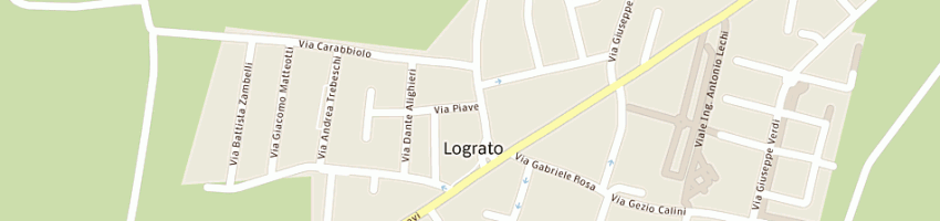 Mappa della impresa trattoria la fermata a LOGRATO