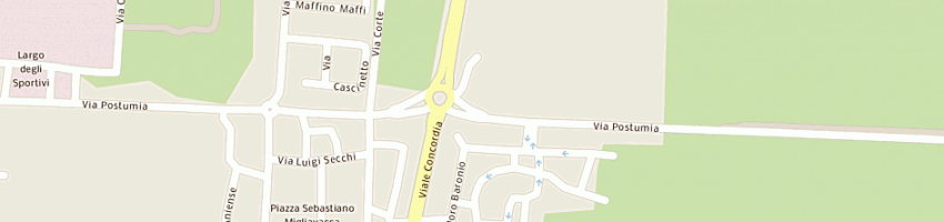Mappa della impresa cral ussl n 51 a CREMONA