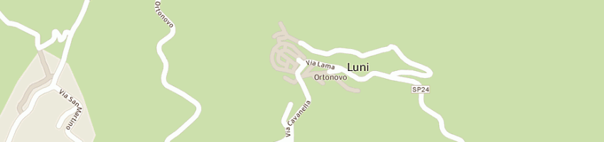 Mappa della impresa nuova lim di baldi paolo e tenerani maurizio sdf a ORTONOVO