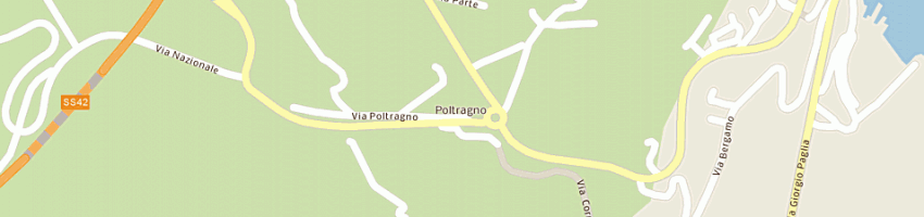 Mappa della impresa bar stella di bonadei paolo a CASTRO