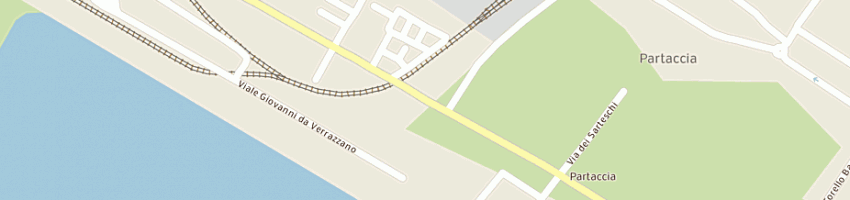 Mappa della impresa ristorante la baracca snc di barbieri vincenza e c a CARRARA