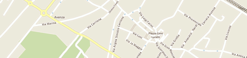 Mappa della impresa comune di carrara a CARRARA