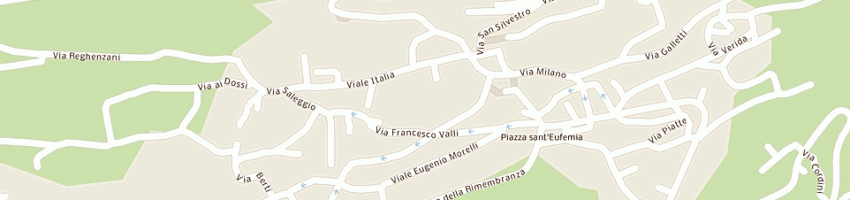 Mappa della impresa panificio ussia eugenio e c snc a TEGLIO