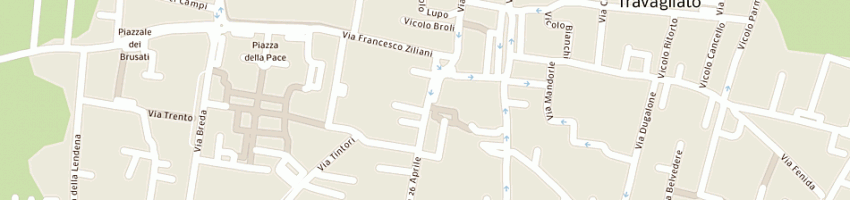 Mappa della impresa lancini assicurazioni snc di lancini alberto e c a TRAVAGLIATO
