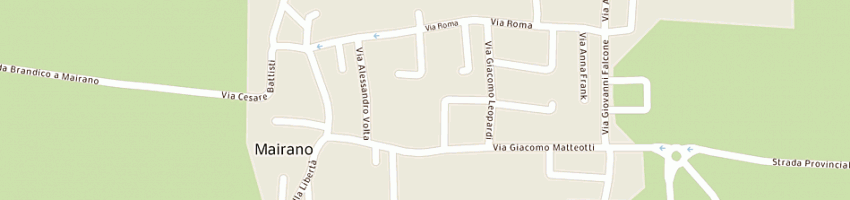 Mappa della impresa trattoria la colonna a MAIRANO