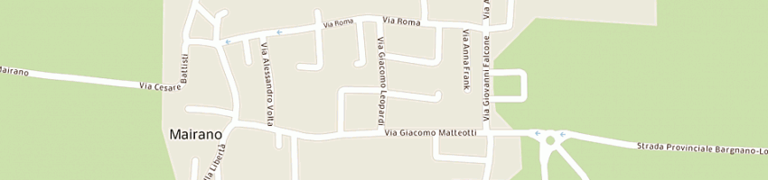 Mappa della impresa paletti gastone ugo a MAIRANO