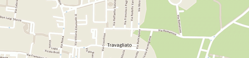 Mappa della impresa lumotech di lumini paolo a TRAVAGLIATO