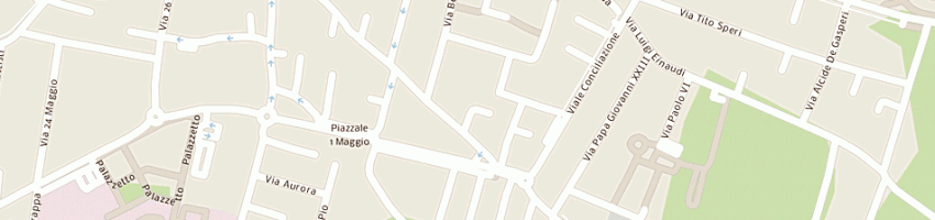 Mappa della impresa inselvini giovanni a TRAVAGLIATO