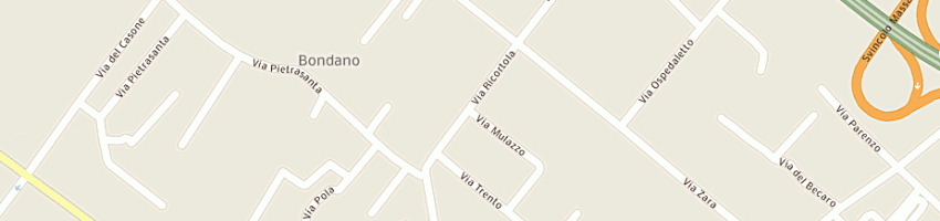 Mappa della impresa albergo sandra srl a MASSA