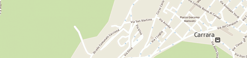 Mappa della impresa manfredi dott carlo - ambulatorio a MASSA