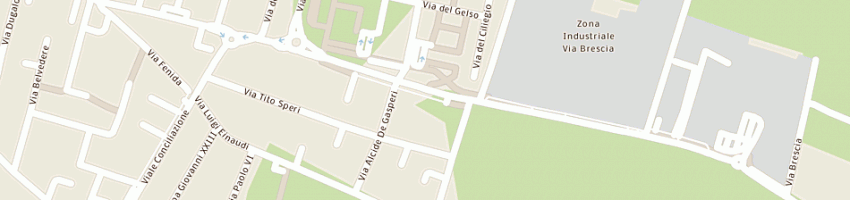 Mappa della impresa zini danilo a TRAVAGLIATO