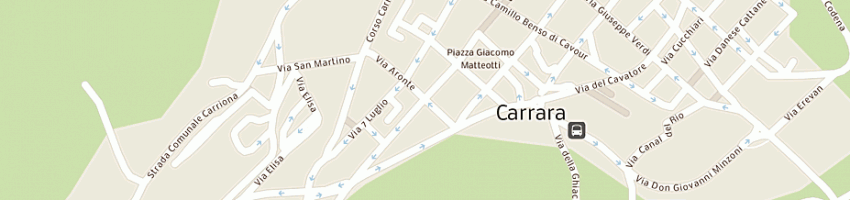 Mappa della impresa tassinari alessandro a CARRARA