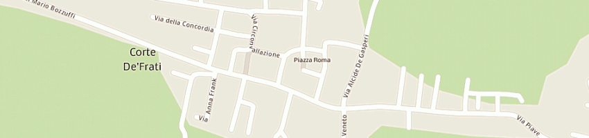 Mappa della impresa municipio a CORTE DE FRATI