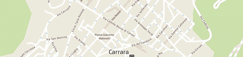 Mappa della impresa menchelli marmi e onici sas a CARRARA
