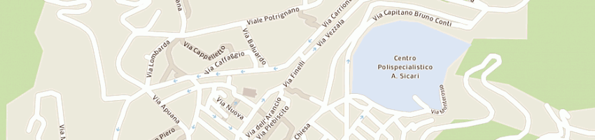 Mappa della impresa parrucchiere per uomo barattini luciano a CARRARA