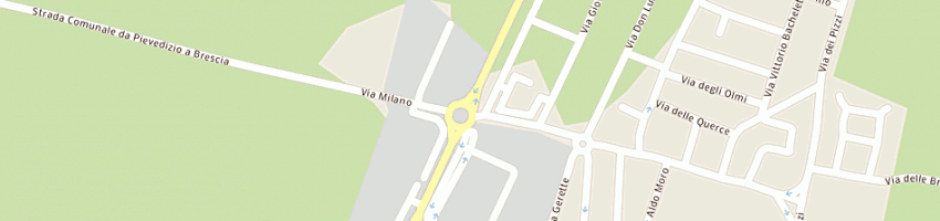 Mappa della impresa spazio look di trainini adriana e c snc a AZZANO MELLA
