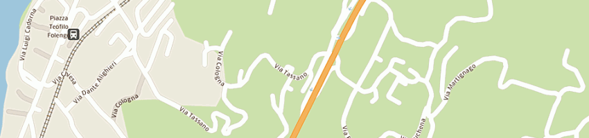 Mappa della impresa borghesi stefano a SULZANO