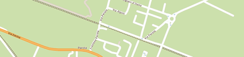 Mappa della impresa alfieri silvano e c societa' in nome collettivo a FONTANELLATO