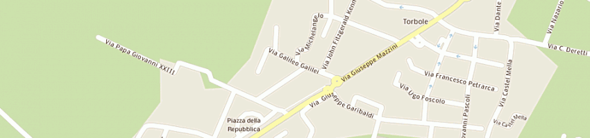 Mappa della impresa minelli graziella a TORBOLE CASAGLIA