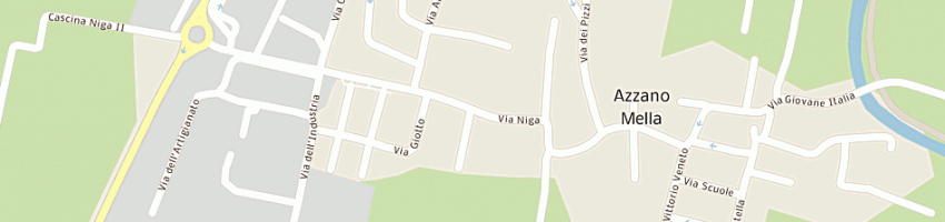 Mappa della impresa il giardino di alice snc di turelli d e turelli mc a AZZANO MELLA