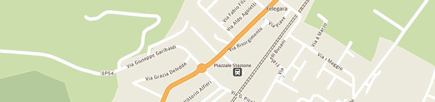 Mappa della impresa farmacia piazza fabrizio a MEDESANO