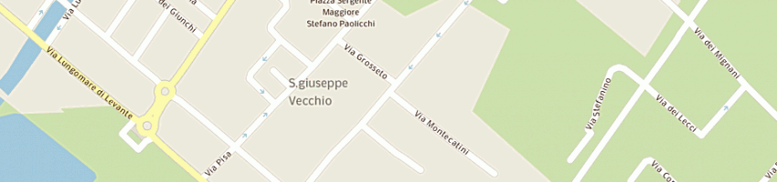 Mappa della impresa erboristeria puntoverde di cagnoni maura a MASSA
