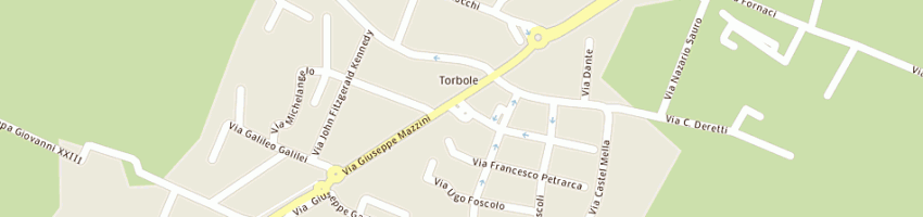 Mappa della impresa macobatti p e f di macobatti pietro e c (snc) a TORBOLE CASAGLIA