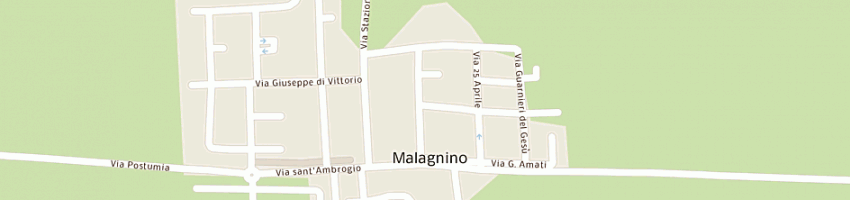 Mappa della impresa trattoria e damiani a MALAGNINO