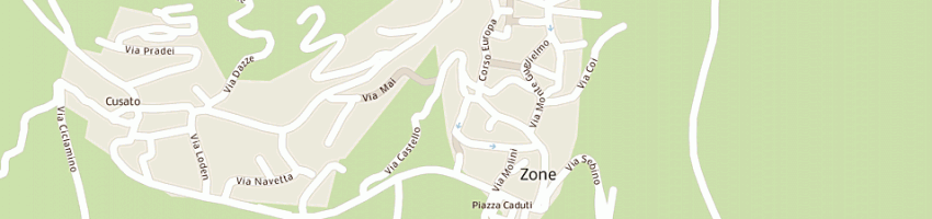 Mappa della impresa ristorante il cantuccio di giordano rinaldi a ZONE