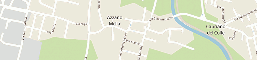Mappa della impresa non solo pizza a AZZANO MELLA