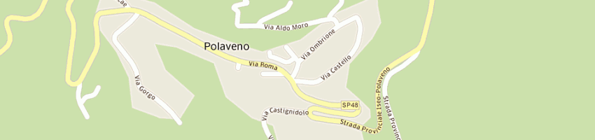 Mappa della impresa poste italiane a POLAVENO