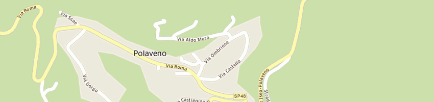 Mappa della impresa scuola elementare a POLAVENO