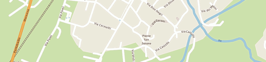 Mappa della impresa ared di gaballo rag mario e c snc a PISOGNE