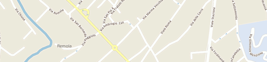 Mappa della impresa panetteria non solo pane di paola e carla bandini snc a MASSA