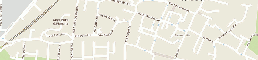 Mappa della impresa dea allarm di olini rosella e c (snc) a MANERBIO