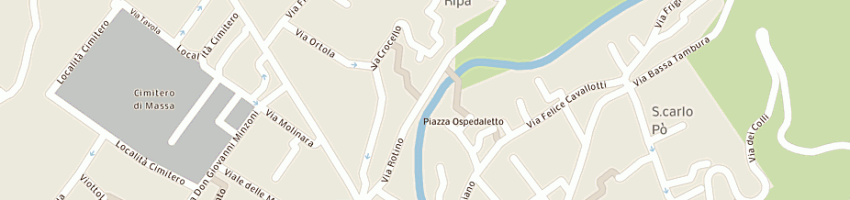 Mappa della impresa biagi snc di biagi simona e marco a MASSA