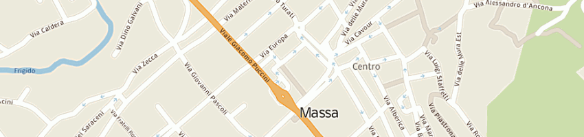 Mappa della impresa bar pasticceria vivoli di vivoli mauro e c - snc a MASSA