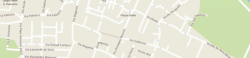 Mappa della impresa girelli elisa e c srl pulizie civili ed industriali a MANERBIO
