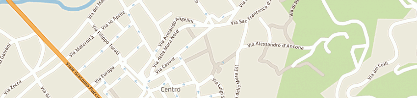 Mappa della impresa le logge di pucci gianfranco e c snc a MASSA