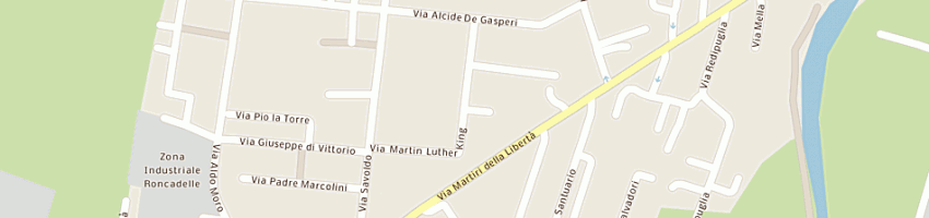 Mappa della impresa ferrari giuseppe a RONCADELLE