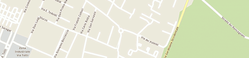 Mappa della impresa bielettrica di piovani a e c (snc) a MANERBIO