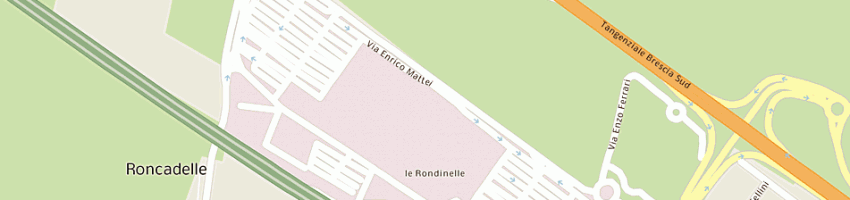 Mappa della impresa societa' via dante sas di carlo civita e c a RONCADELLE