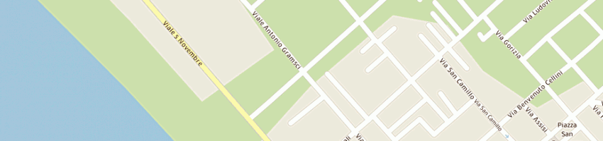 Mappa della impresa panificio drago lorenzo a FORTE DEI MARMI