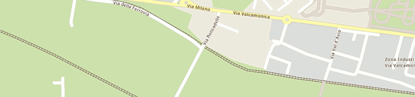 Mappa della impresa bar sport di ferrari sergio e c sas a RONCADELLE