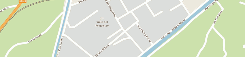 Mappa della impresa cartiere della valtellina a TIRANO