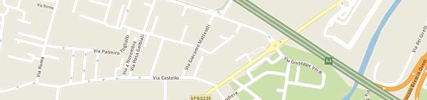 Mappa della impresa af srl a BRESCIA