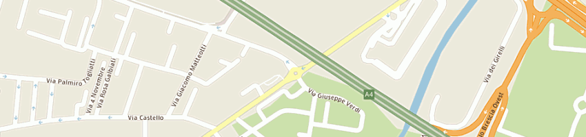 Mappa della impresa ferrari giuseppe a RONCADELLE
