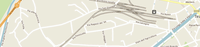 Mappa della impresa alpifood srl a TIRANO
