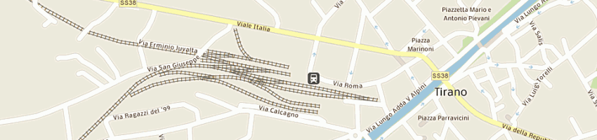 Mappa della impresa polizia a TIRANO