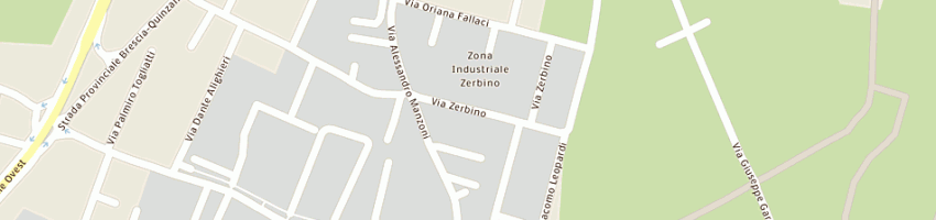 Mappa della impresa confezioni alex di miglio silvano a FLERO